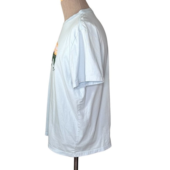 Cremieux Men’s Light Blue T-Shirt with Buffalo with Sunrise Print XL - Picture 5 of 8